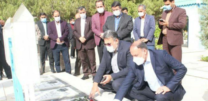 شروع هفته کارگر خراسان رضوی با میقات شهدا