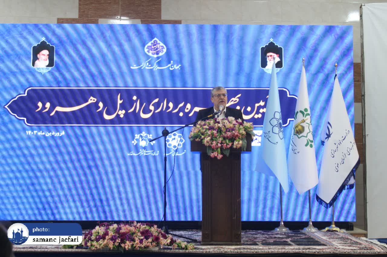 تعریض پل دهرود 