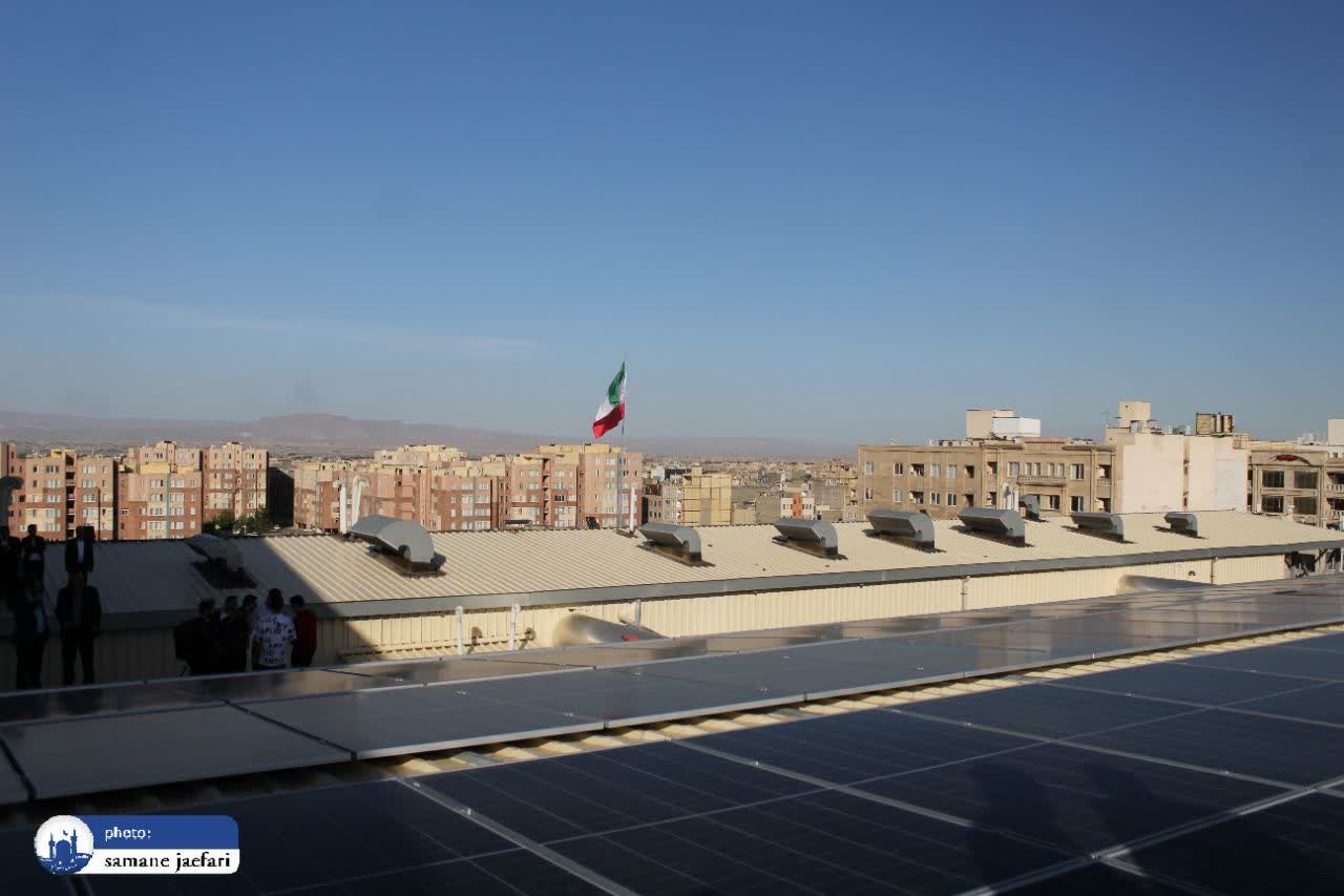 افتتاح نیروگاه خورشیدی و جکوزی