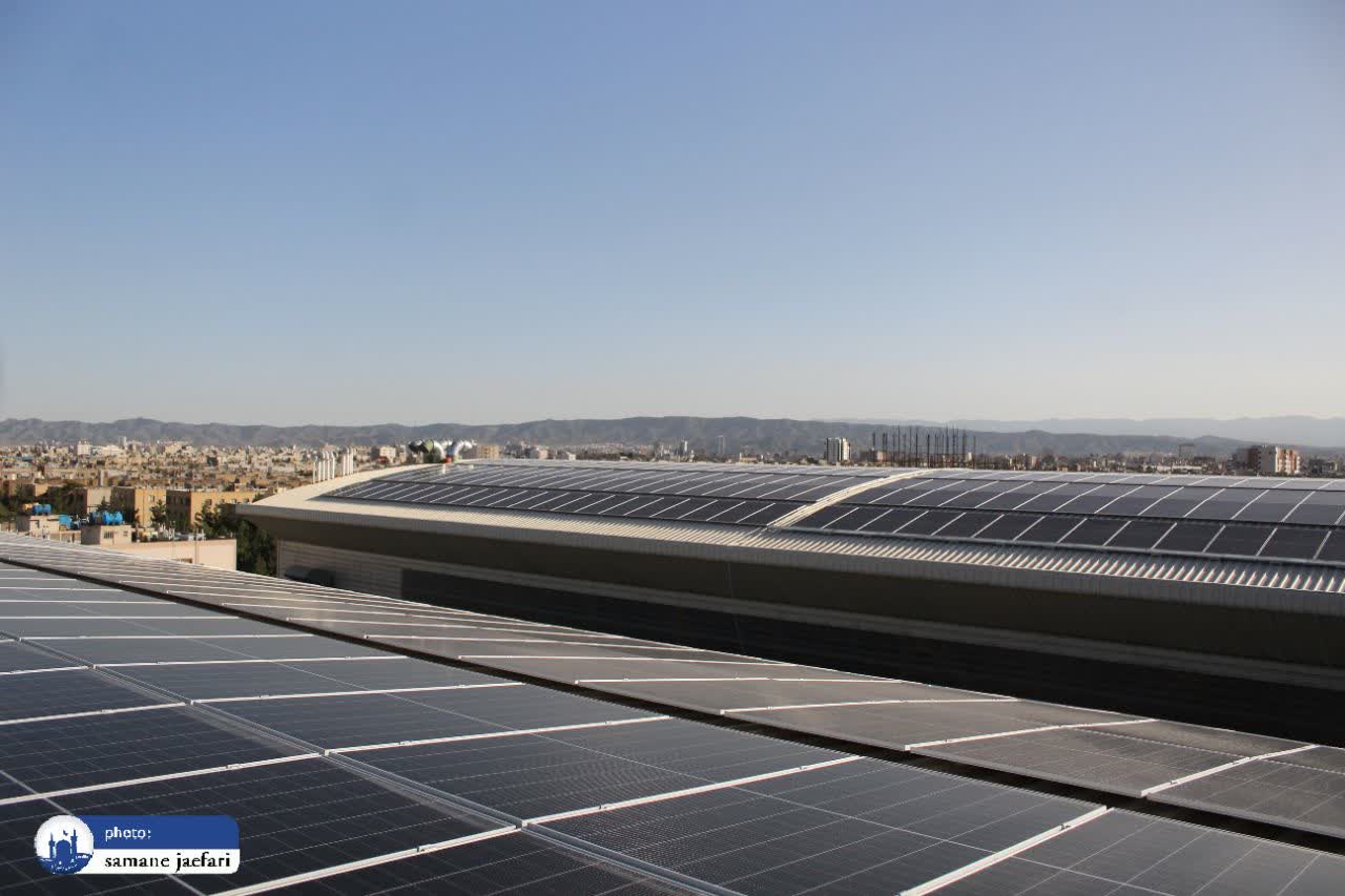 افتتاح نیروگاه خورشیدی و جکوزی
