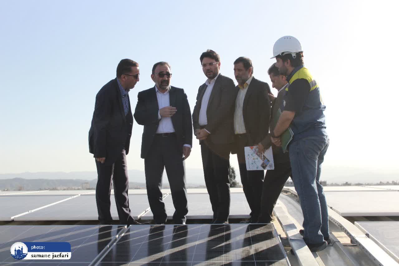 افتتاح نیروگاه خورشیدی و جکوزی