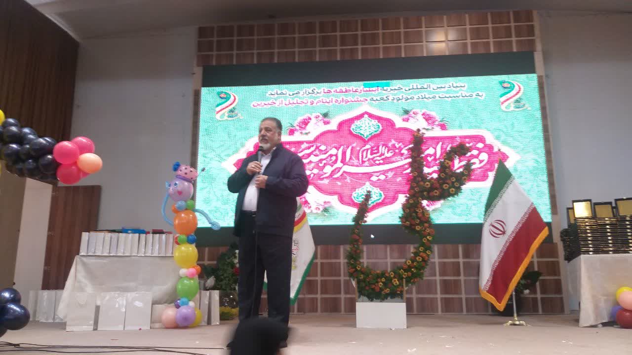 برگزاری جشن ایتام برای ۵۰۰ فرزند یتیم خیریه آبشار عاطفه ها در مشهد