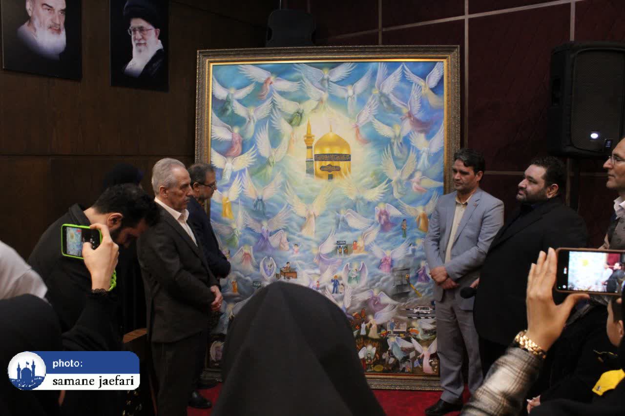 تابلو  نقاشی دست خدا رونمایی شد