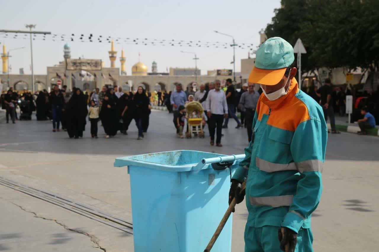 افزایش ۸ درصدی جمع‌آوری و انتقال زباله شهرداری ثامن در عید نوروز