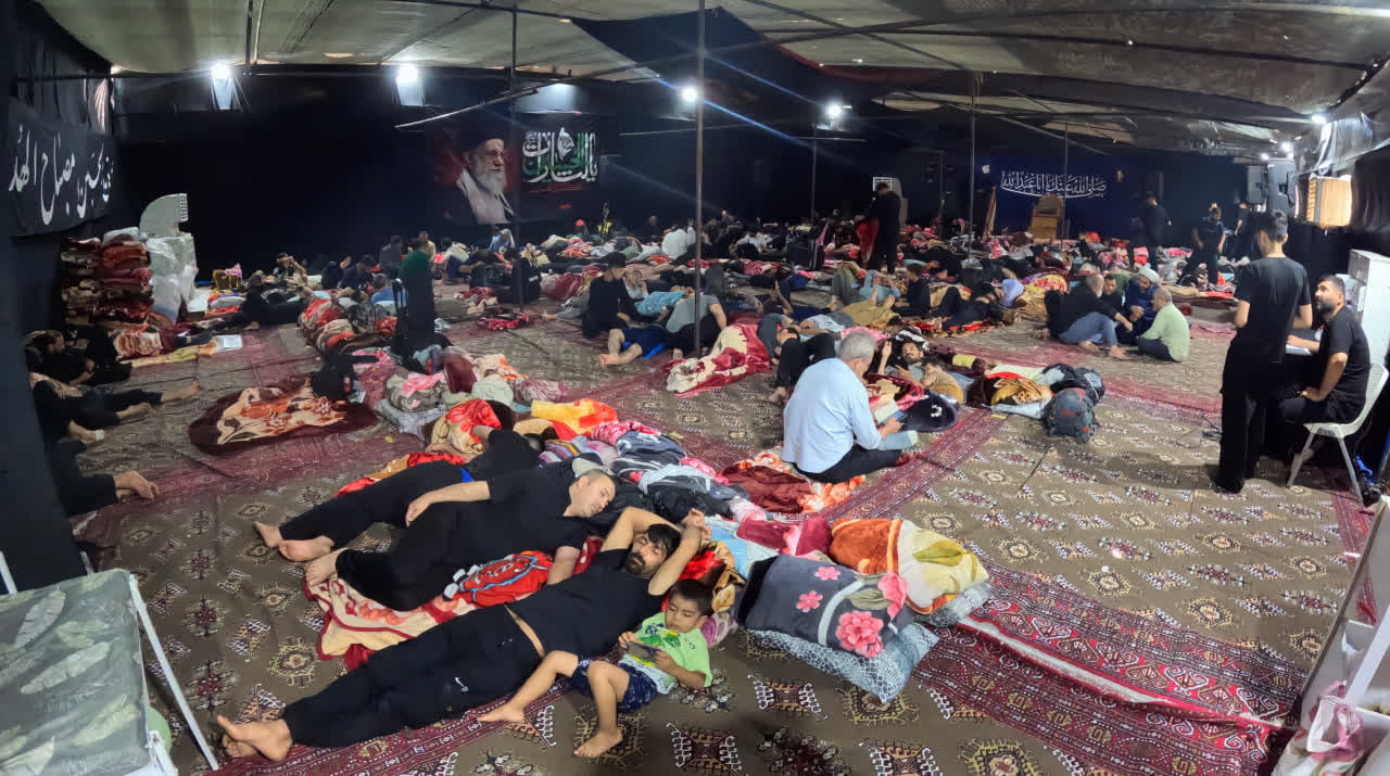 اسکان ۶ هزار زائر اربعین در موکب امام رضا